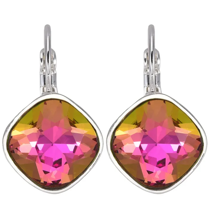 Mystic Dreamer Leverback Earrings (Sterling Silvertone/Mystic Iridis)