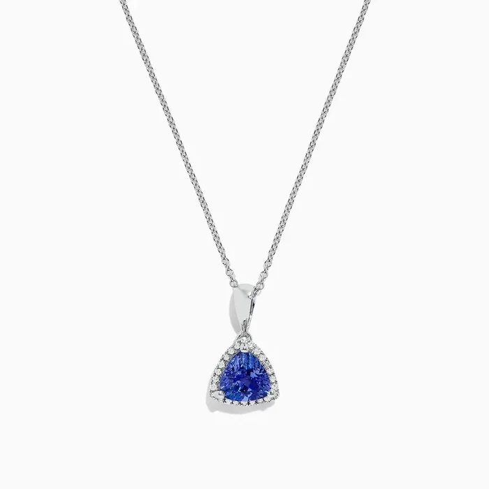 Nahla Siri 14K Gold Tanzanite and Diamond Pendant, 1.82 TCW
