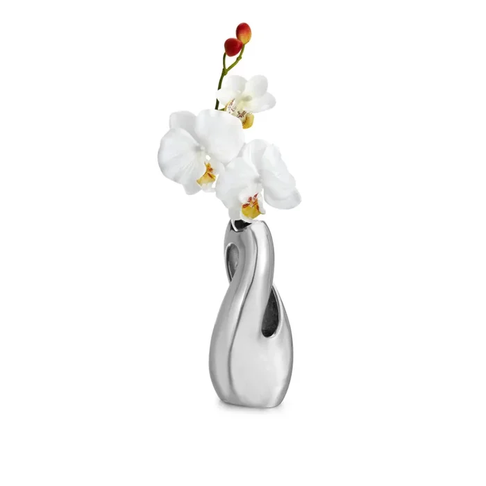 Nambé Pebble Twist Bud Vase
