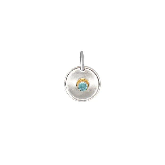 Natural Talent Birthstone Charm Pendant – March/ Aquamarine | Available to ship January 7, 2026