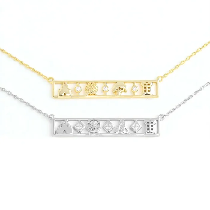 Necklace ~ Sterling Collection ~ Land and World