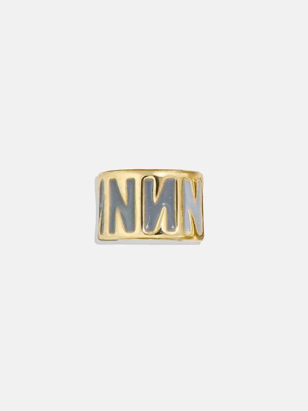 Neutral Initial 360 Spinner Charm – N