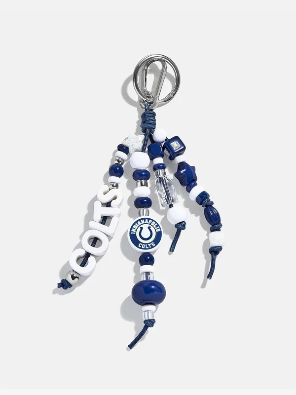 NFL Beaded Bag Charm – Indianapolis Colts