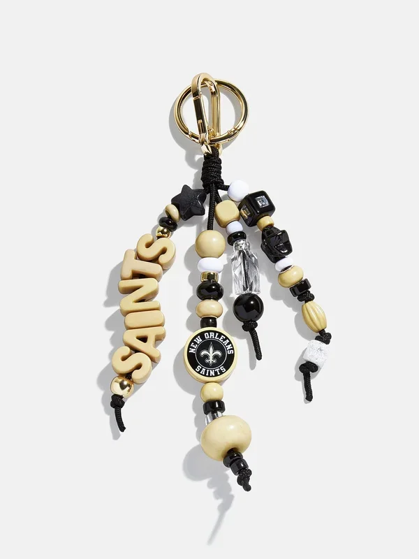 NFL Beaded Bag Charm – New Orleans Saints