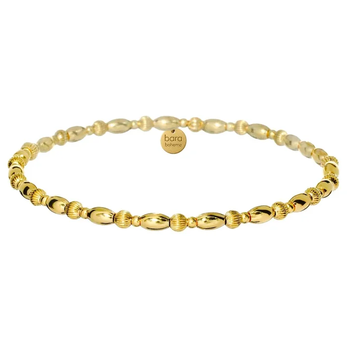 Noa Oval | Gold Filled Beaded Bracelet