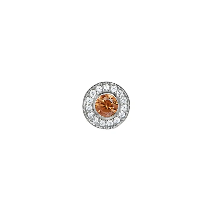 November Birthstone Necklace Charm