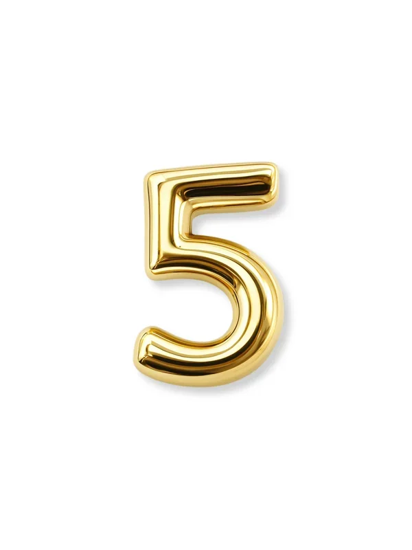 Numerical Slide Charm Number 5