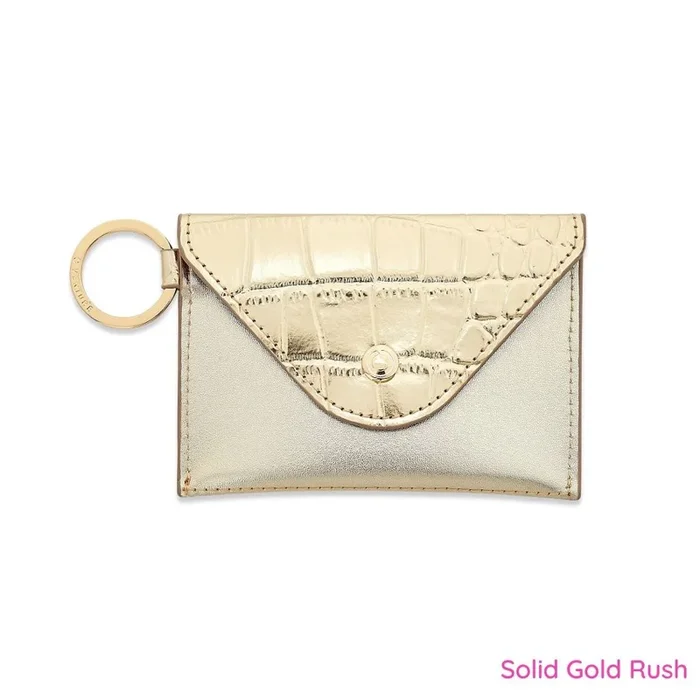 O-VENTURE Solild Gold Rush Mini Envelope Wallet