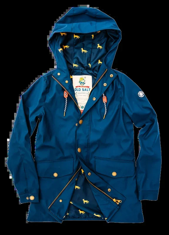 Old Salt Raincoat in Navy – Women’s
