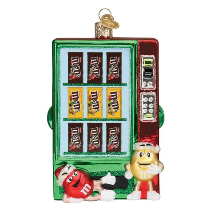Old World Christmas M&M’s Vending Machine Ornament