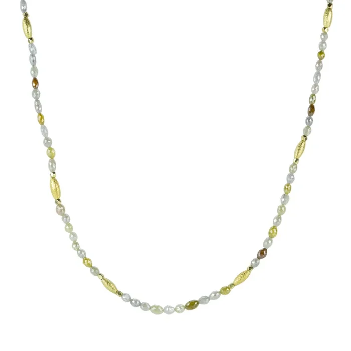 Olive Natural Diamond Necklace