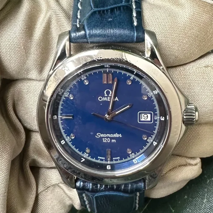 Omega Seamaster 120m 36mm Stainless Steel Quartz Strap Watch