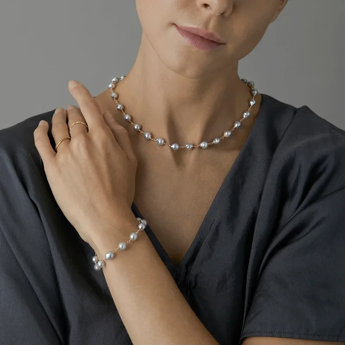 One-of-a-Kind Akoya Pearl Bracelet | APB10-OOAK