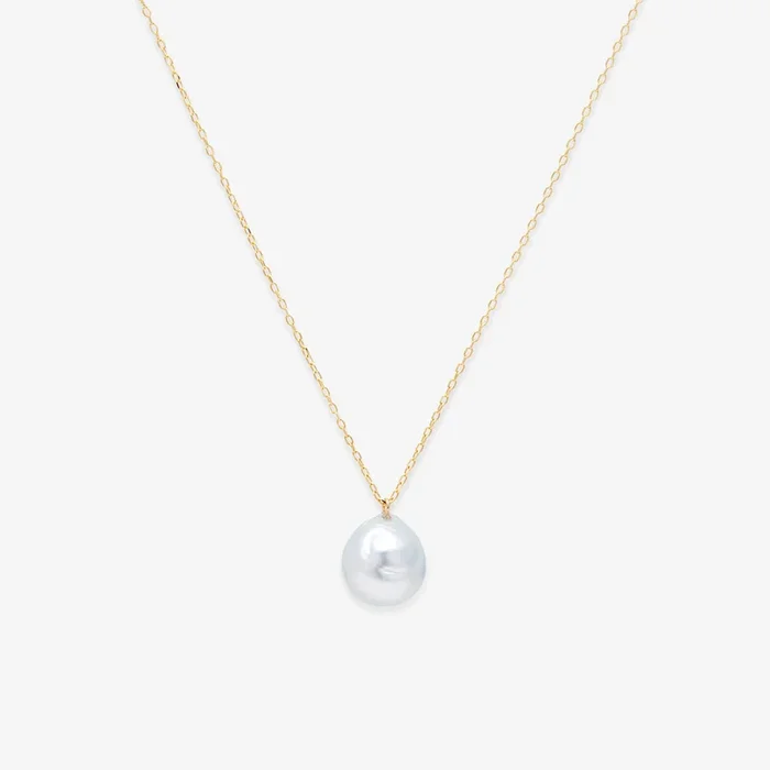 One-of-a-Kind Semi Baroque Pearl Necklace | BPN-OOAK
