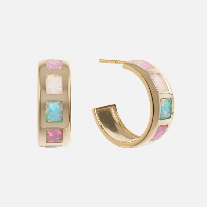 Opal Ocean Lover Hoops