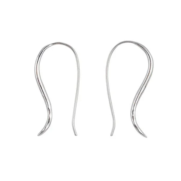 Open Curve Earring In Silver