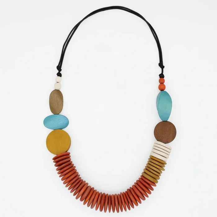 Orange Calista Statement Necklace
