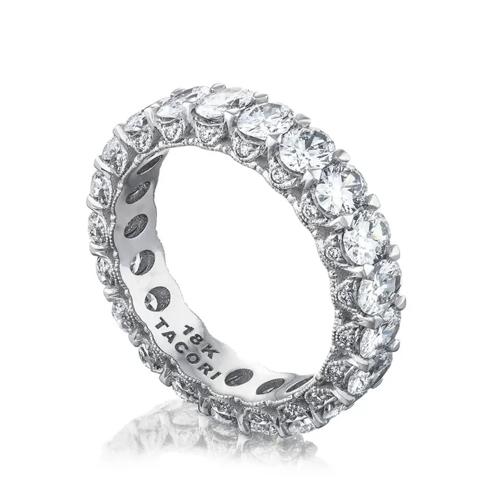 Oval Eternity Wedding Ring