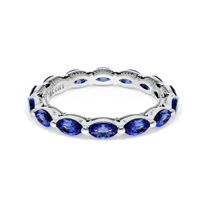 Oval Sapphire Wedding Ring