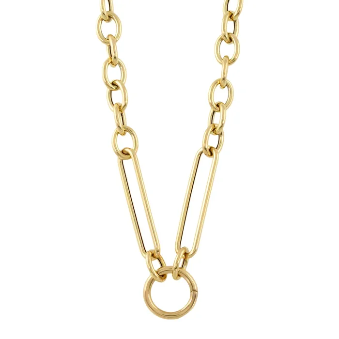 Oval Stretch O Clip 18″ Chain