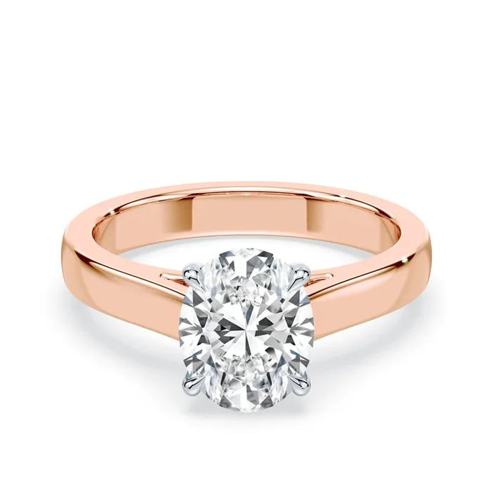 Oval Wide Cathedral Ring