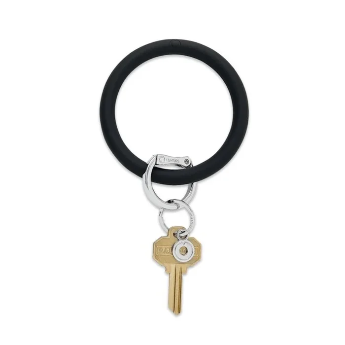 Oventure Silicone Big O Key Ring-Back in Black