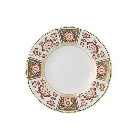 Panel Red Bread & Butter Plate