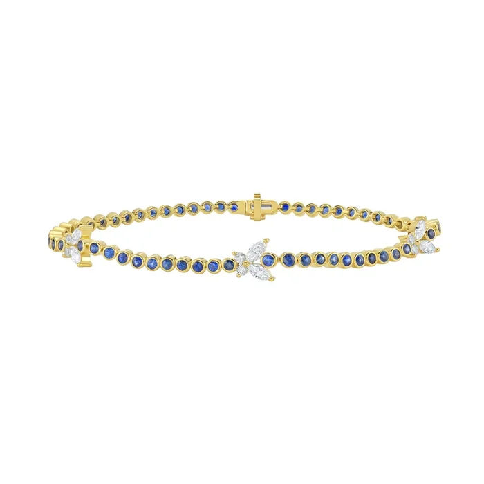 Papillon Blue Sapphire Butterfly Bracelet