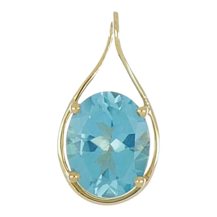 Paraiba Topaz Pendant (Paraiba Topaz 3.04 cts.)