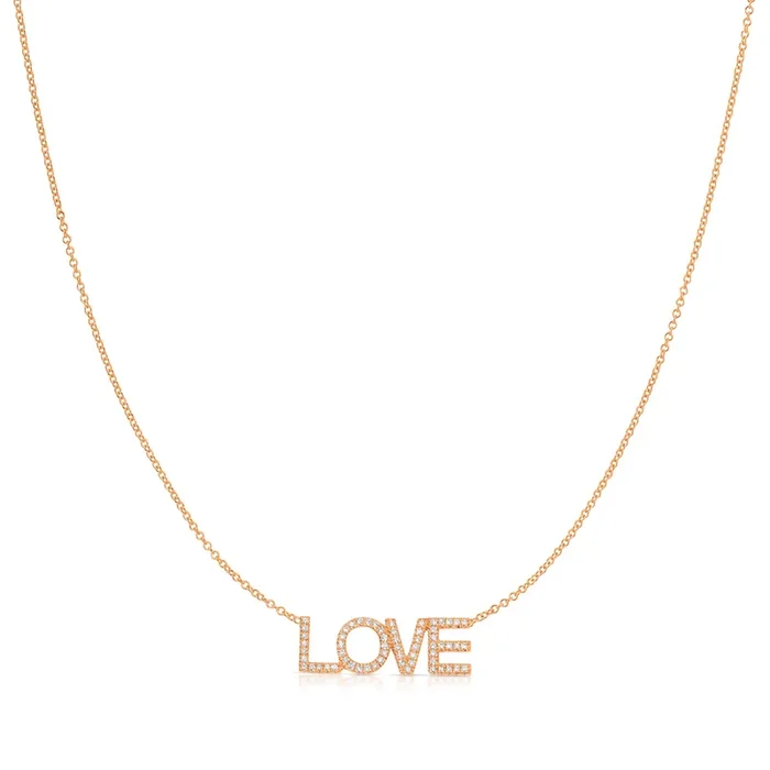 Pavé LOVE Necklace