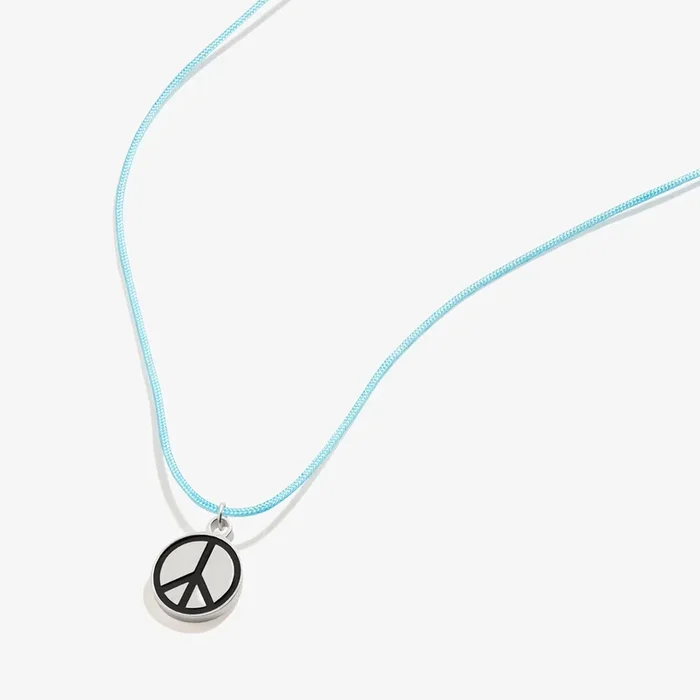 Peace Cord Necklace, 18″