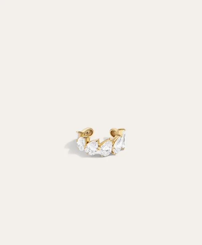 Pear Eternity Diamond Ear Cuff – Lab Grown