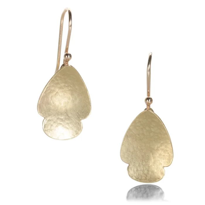 Pear Scallop Earrings
