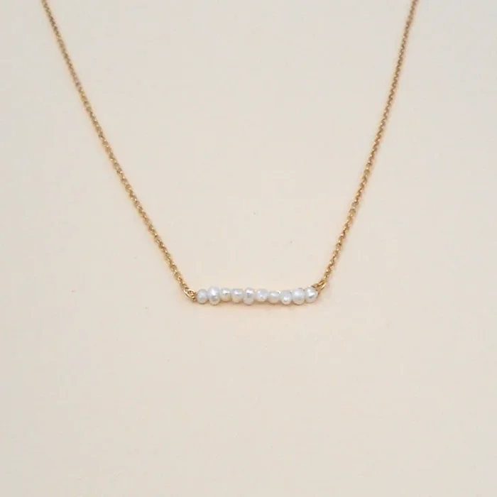 Pearl Bar Necklace Wholesale