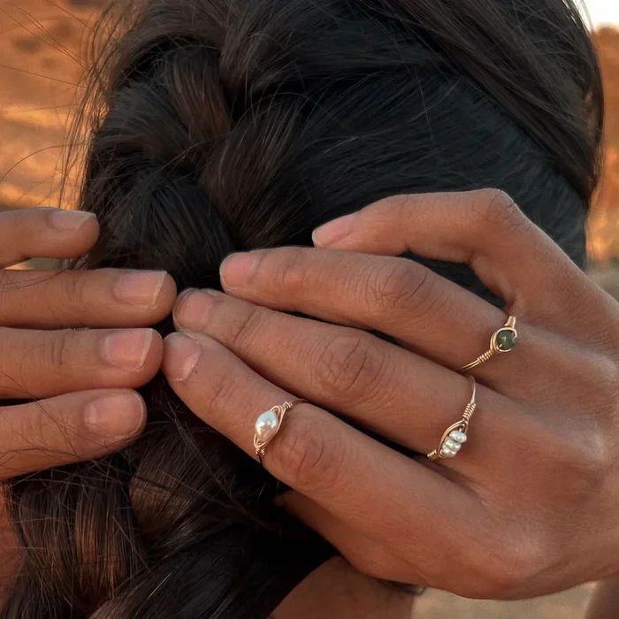 Pearl Statement Ring