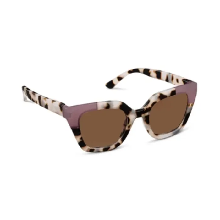 Peepers by PeeperSpecs Nell Bifocal Sunglasses – Chai Tortoise/Rose