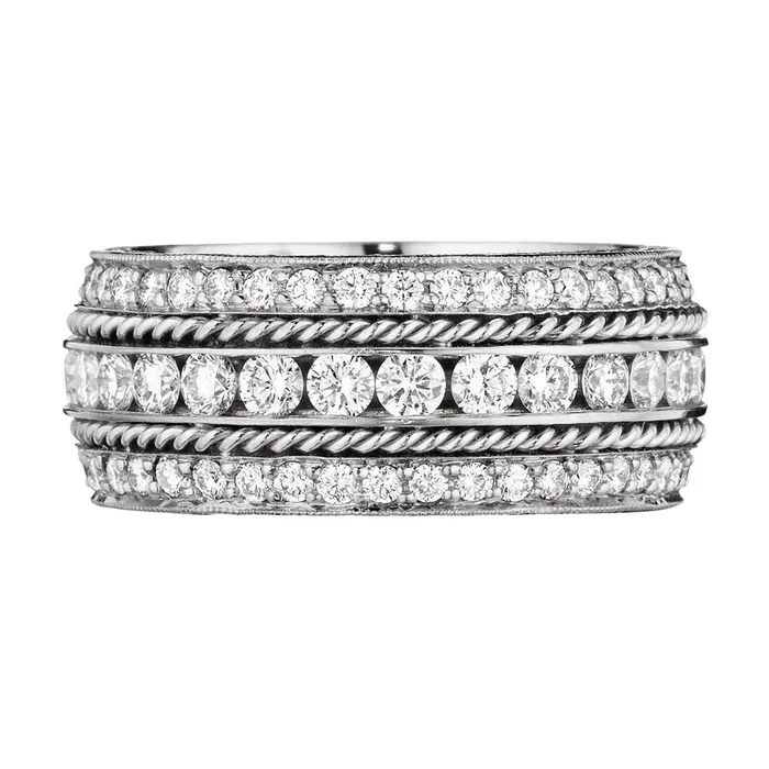PENNY PREVILLE Engraved Diamond Band