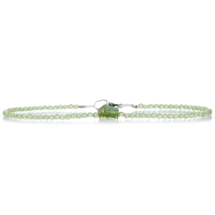Peridot and Tourmaline Bracelet