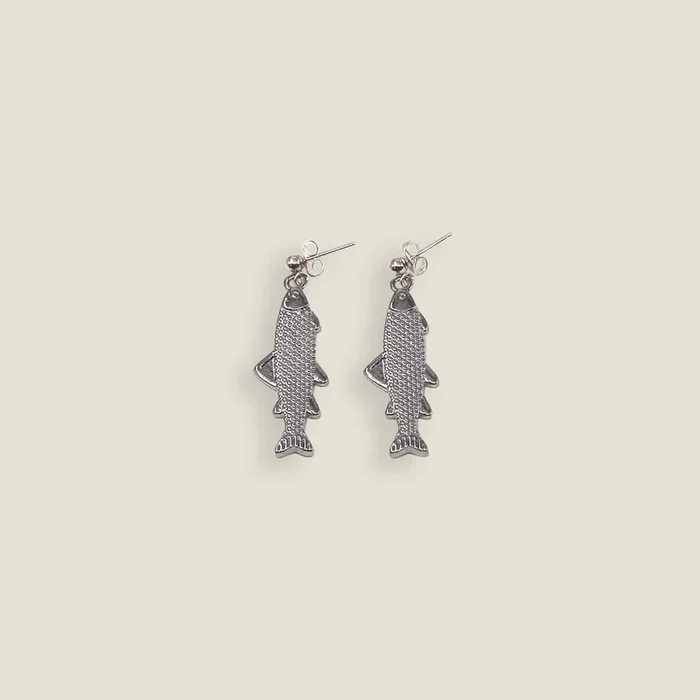 Pesce Silver Studs