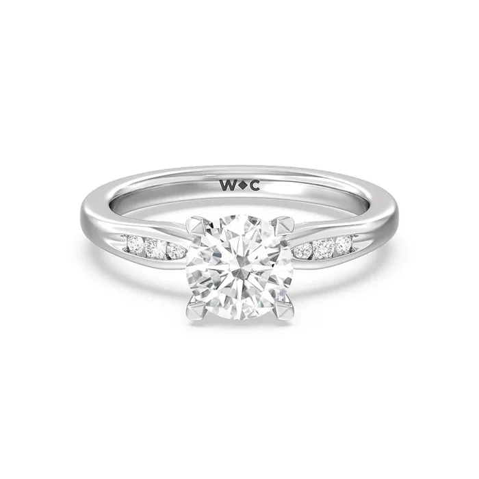 Petite Channel Set Engagement Ring – Home Preview