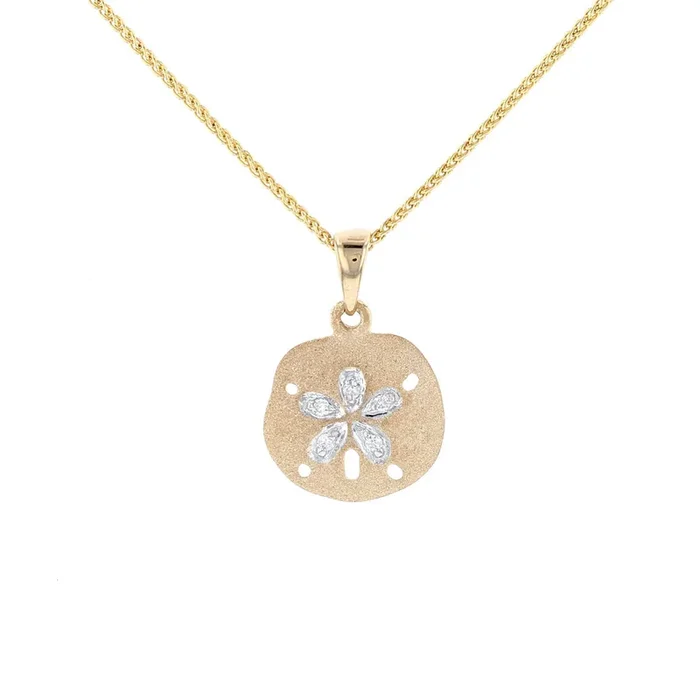 Petite Diamond Sand Dollar Pendant