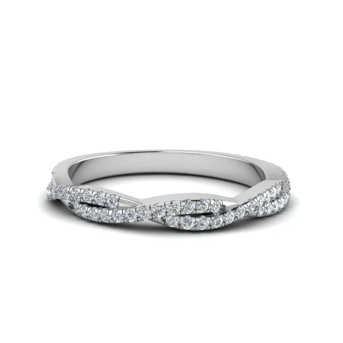 Petite Twisted Vine Stacking Ring