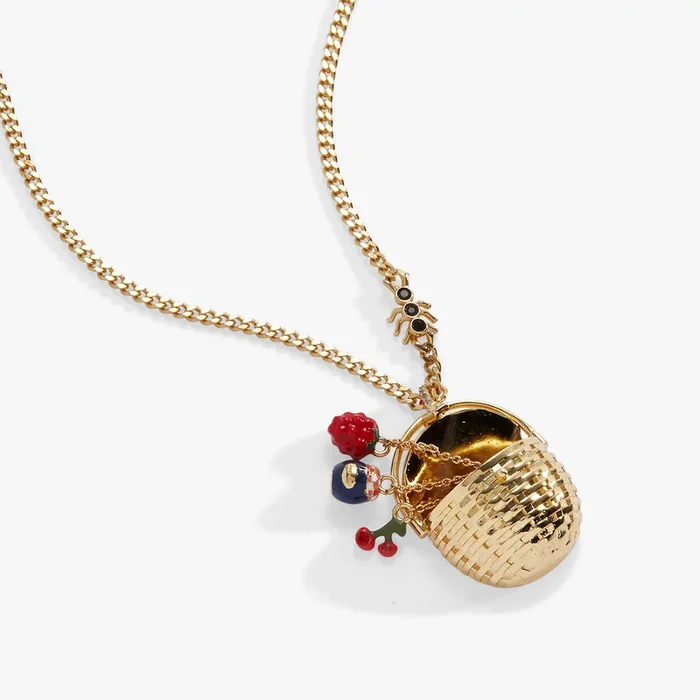 Picnic Basket Locket Pendant