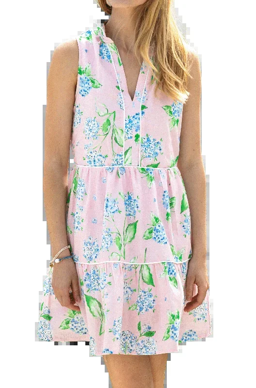 Pink Hydrangea Bloom Dress