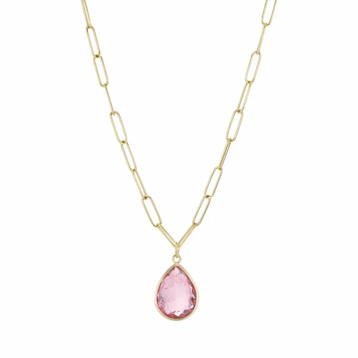 Pink Tourmaline Pendant (Pendant Only)