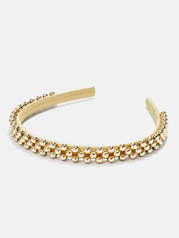 Pisa Please Kids’ Headband – Gold