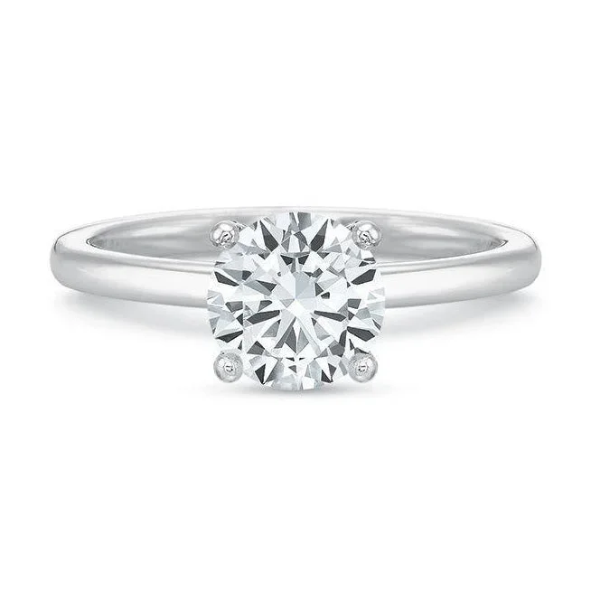 Platinum Classic Solitaire 1ct Engagement Mounting