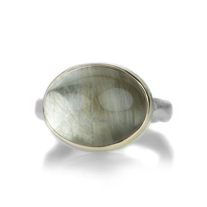 Platinum Quartz Ring