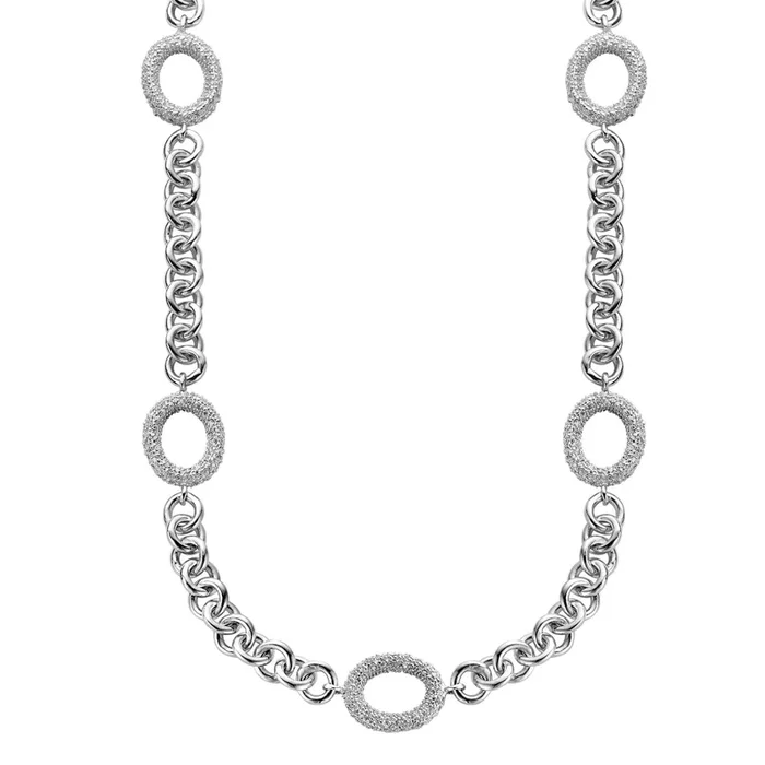 Pompidou Chunky Oval Chain Necklace