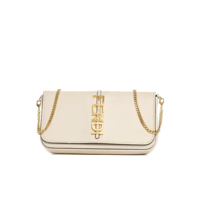 Pre-Owned Fendi Fendigraphy Wallet on Chain